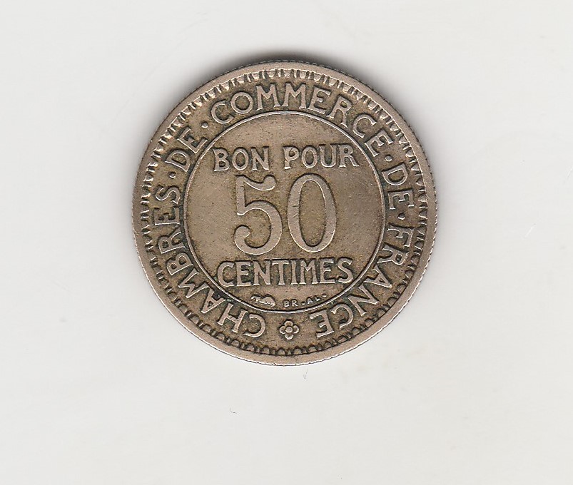  50 Centimes Frankreich 1927 (M994)   