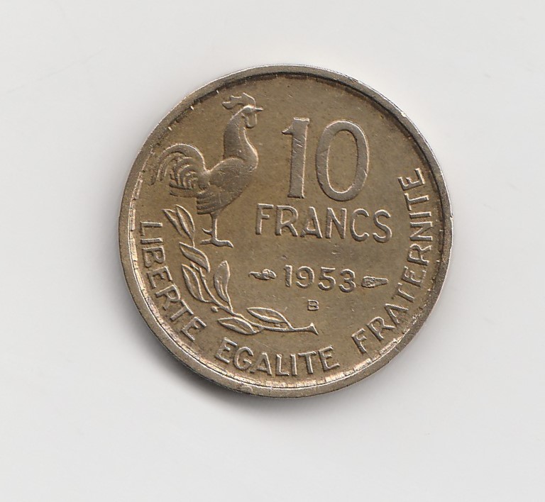  10 Francs Frankreich 1953 B (M996)   