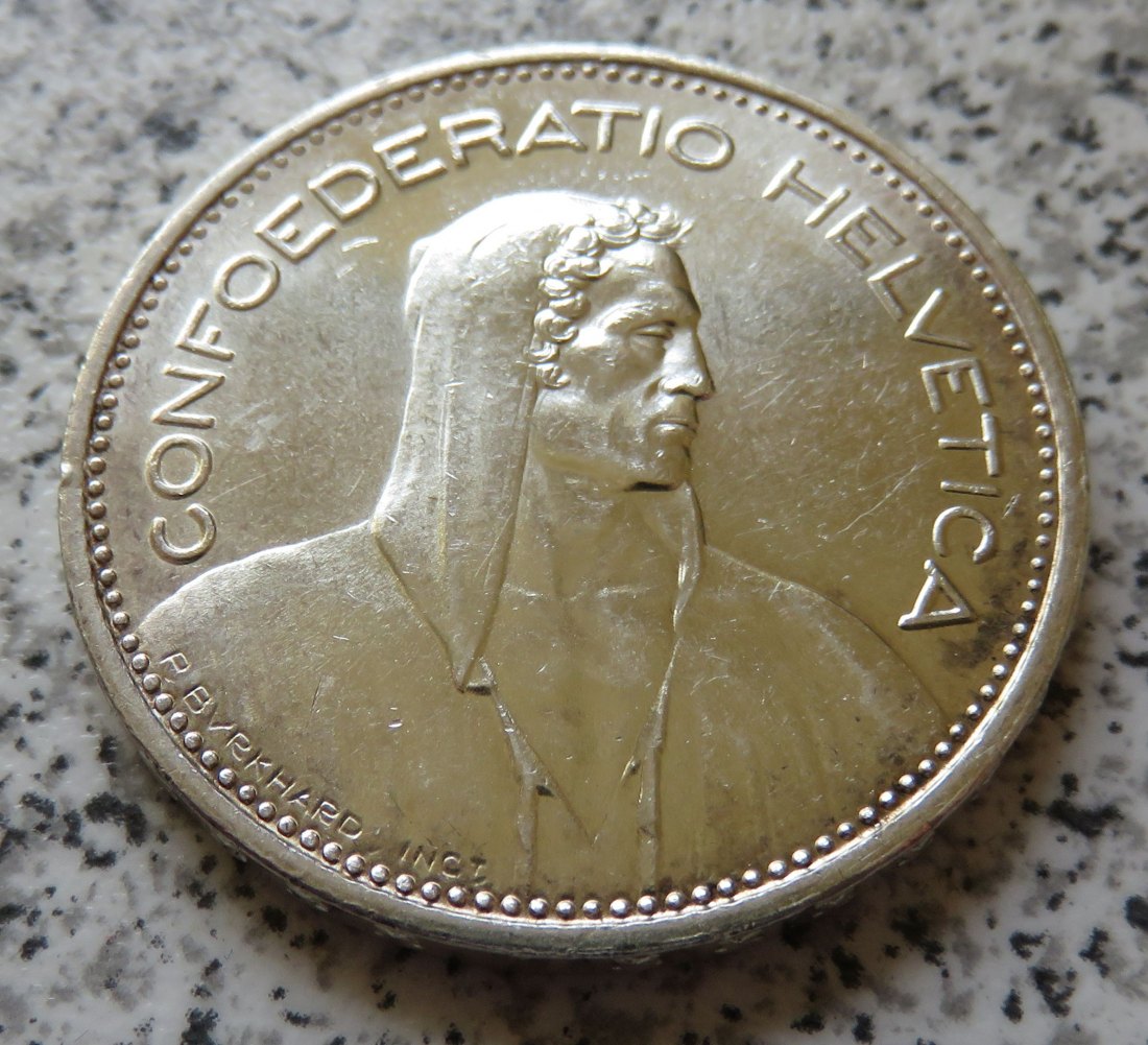  Schweiz 5 Franken 1965   