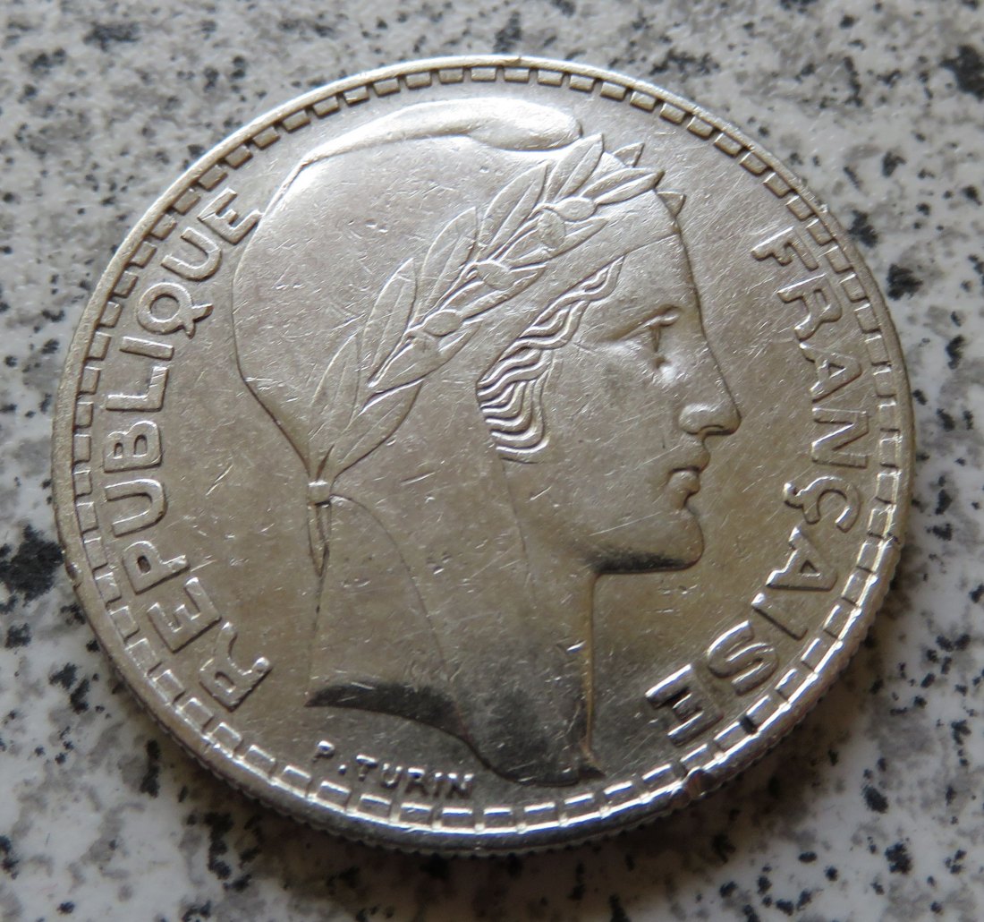  Frankreich 20 Francs 1934   