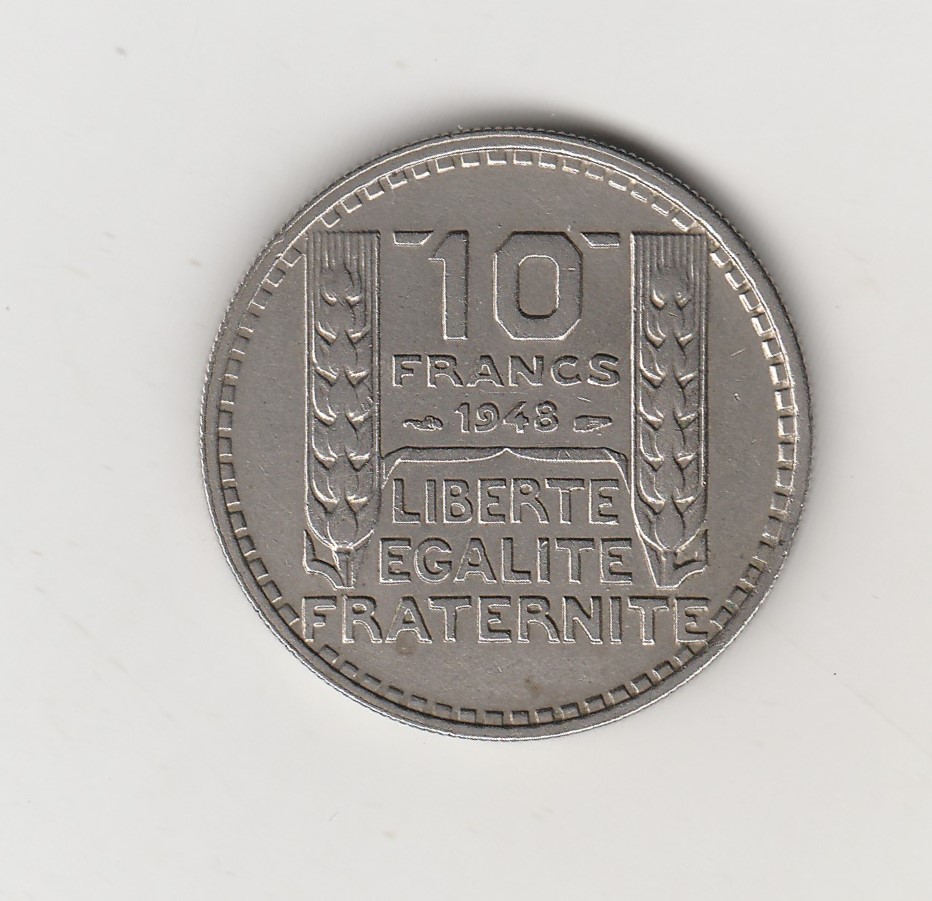  10 Francs Frankreich 1948  (M1000)   