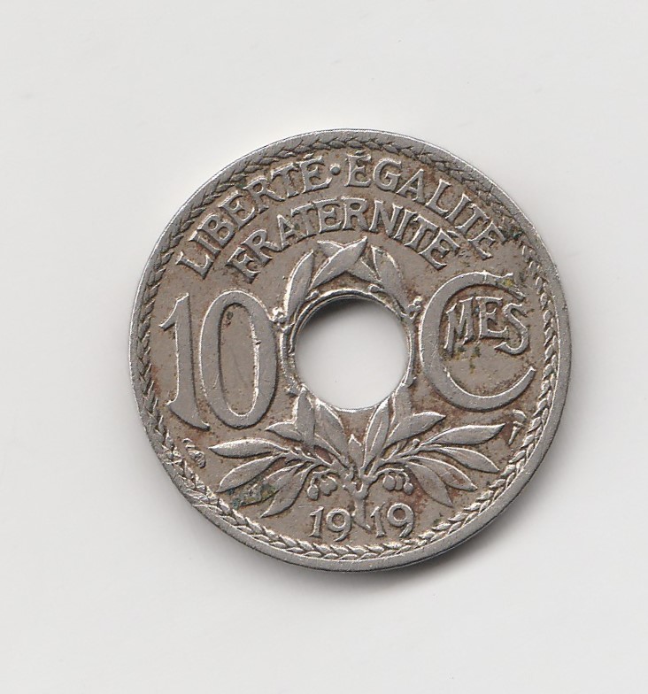  10 Centimes Frankreich 1919 (N001)   