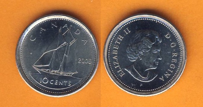  Kanada 10 Cents 2006 P   