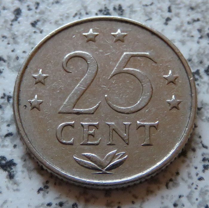  Niederländisch Antillen 25 Cents 1978   
