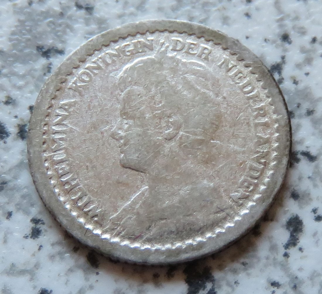  Niederlande 10 Cents 1917   