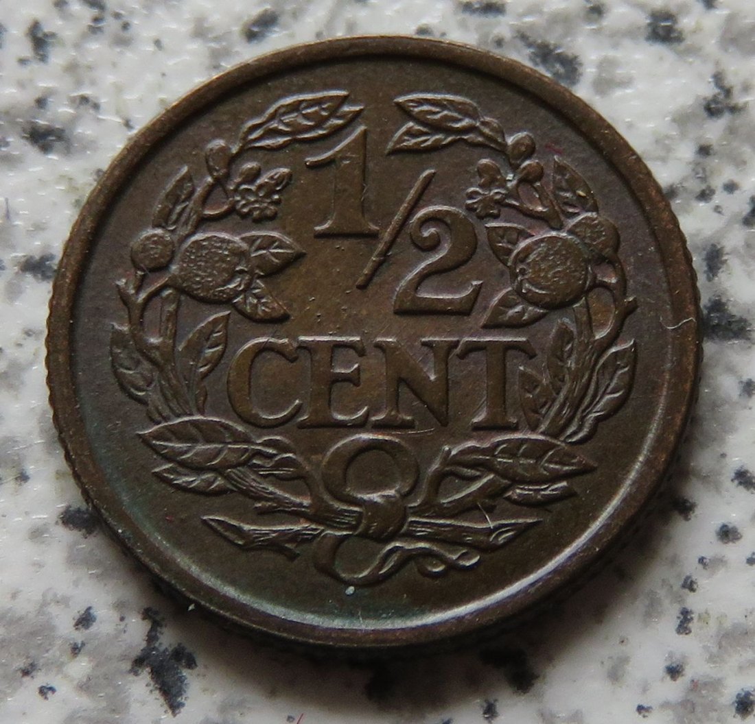 Niederlande 1/2 Cent 1936   