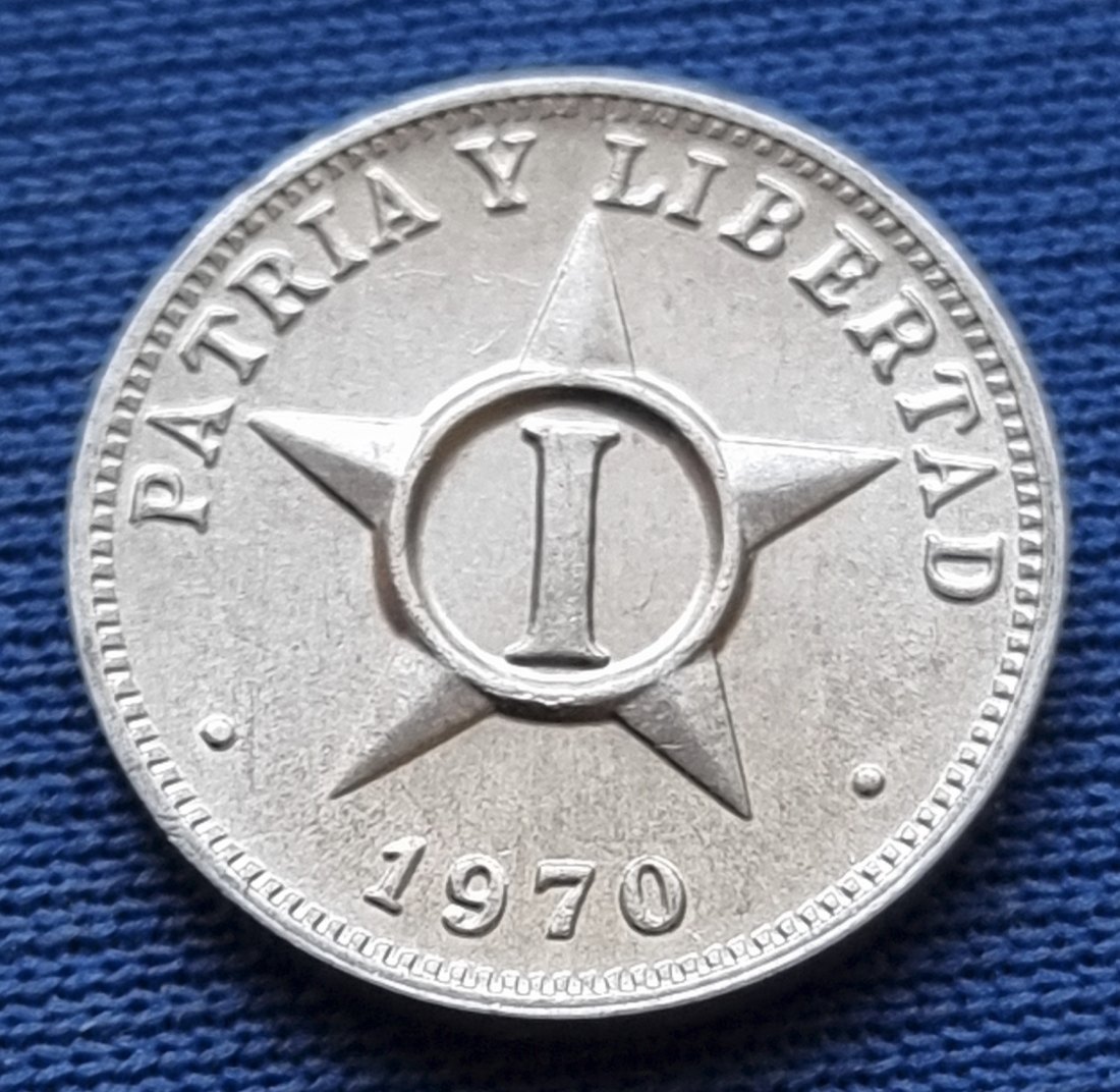  4745(8) 1 Centavo (Kuba) 1970 in UNC ............................................ von Berlin_coins   