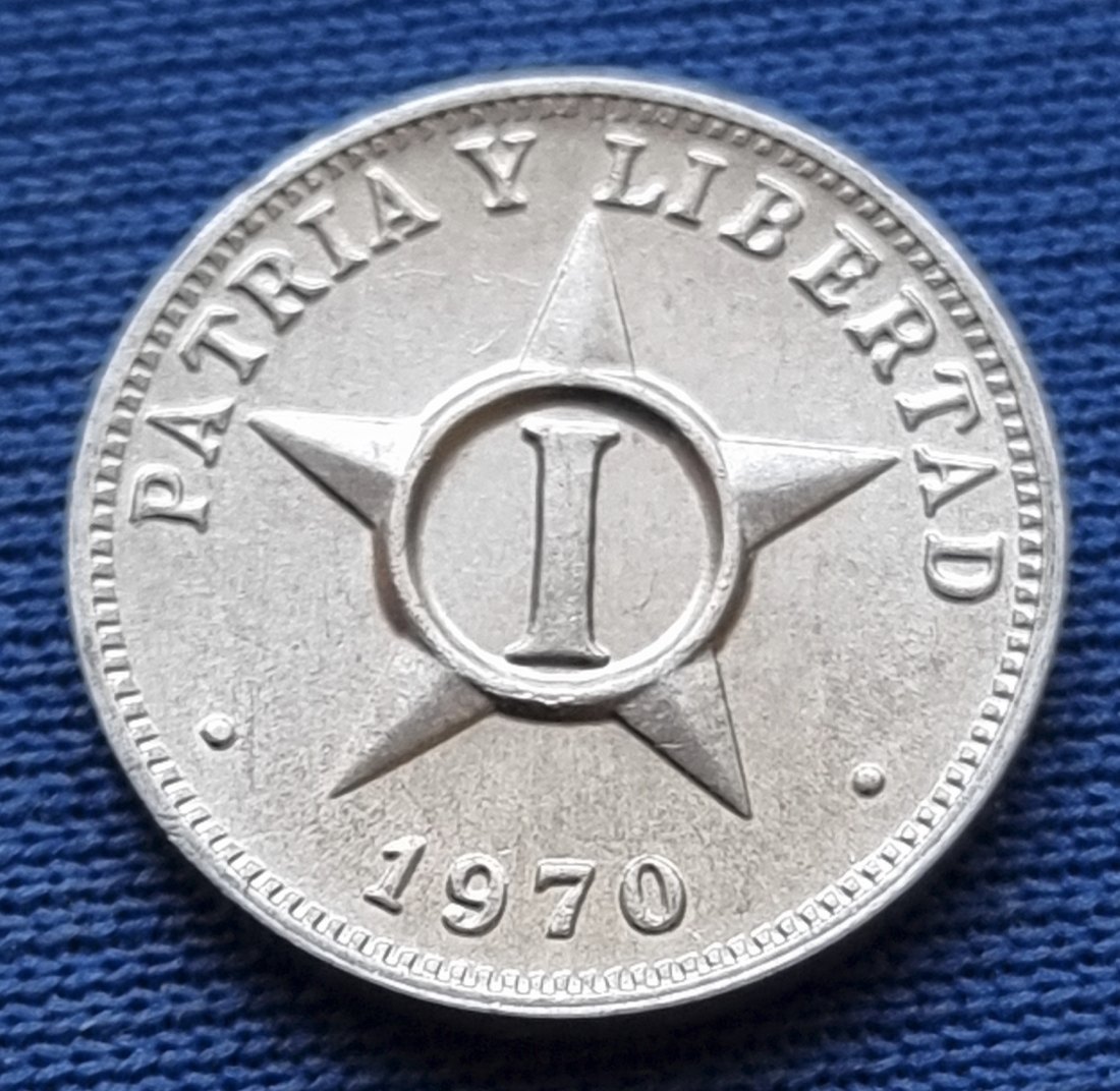  4745(8) 1 Centavo (Kuba) 1970 in UNC ............................................ von Berlin_coins   