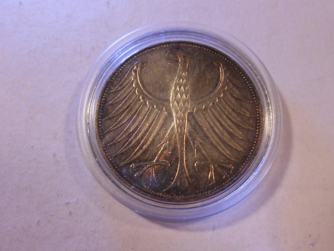  Deutschland Silberadler 5 DM 1972 G   