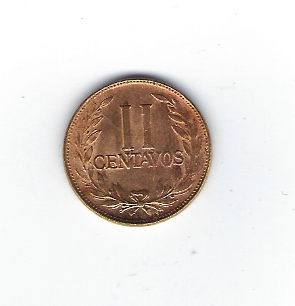  Kolumbien 2 Centavos 1965   