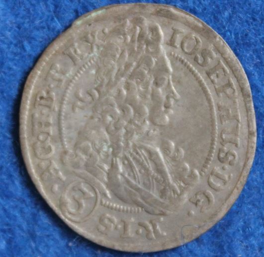  RDR - Schlesien, Joseph I., 1708, 3 Kreuzer #043   