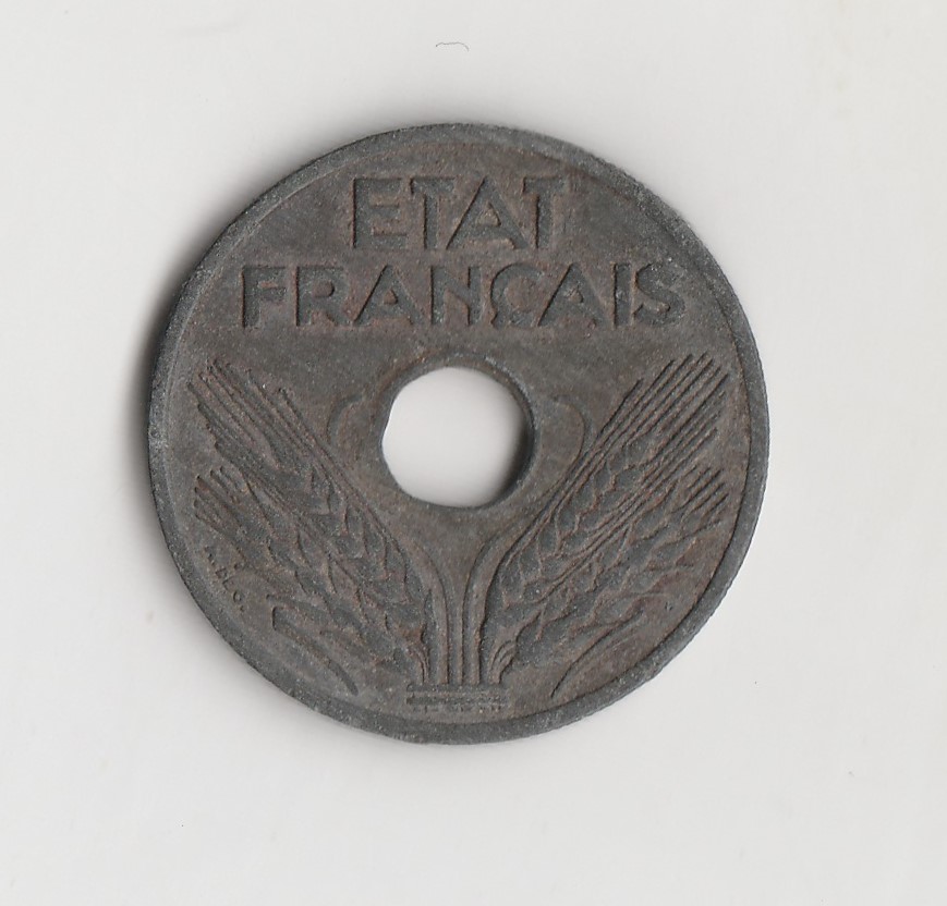  20( Vingt )Centimes Frankreich 1941 Zink (N012)   