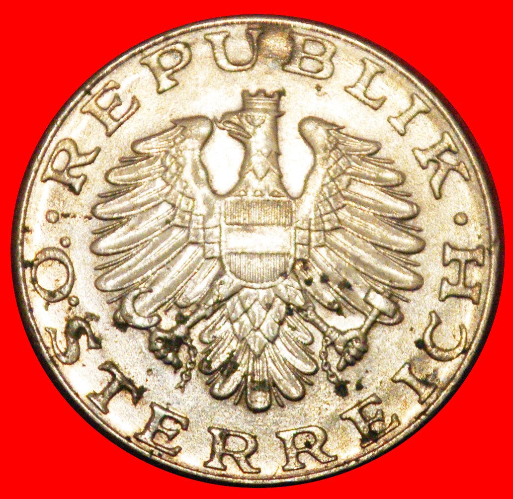  * HAMMER AND SICKLE (1974-2001): AUSTRIA ★ 10 SHILLINGS 1975 MINT LUSTRE! ★ LOW START ★ NO RESERVE!   