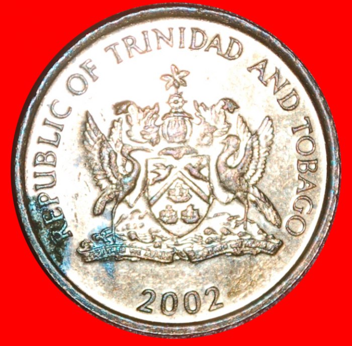  * GROSSBRITANNIEN (1976-2016): TRINIDAD UND TOBAGO ★ 1 CENT 2002 SCHIFFE uSTG STEMPEL★OHNE VORBEHALT   