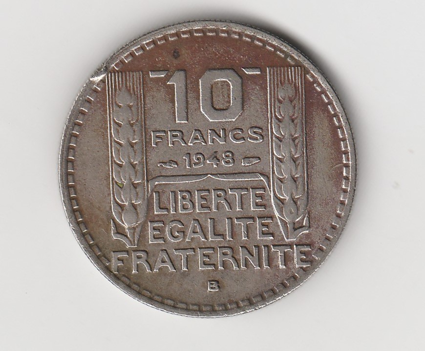  10 Francs Frankreich 1948  B  (N013)   