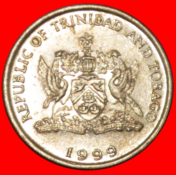  * GROSSBRITANNIEN (1976-2017): TRINIDAD UND TOBAGO ★ 25 CENT 1999 SCHIFFE!★OHNE VORBEHALT   