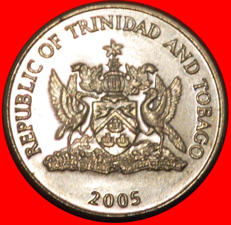  * GROSSBRITANNIEN (1976-2017): TRINIDAD UND TOBAGO ★ 25 CENT 2005 SCHIFFE!★OHNE VORBEHALT   