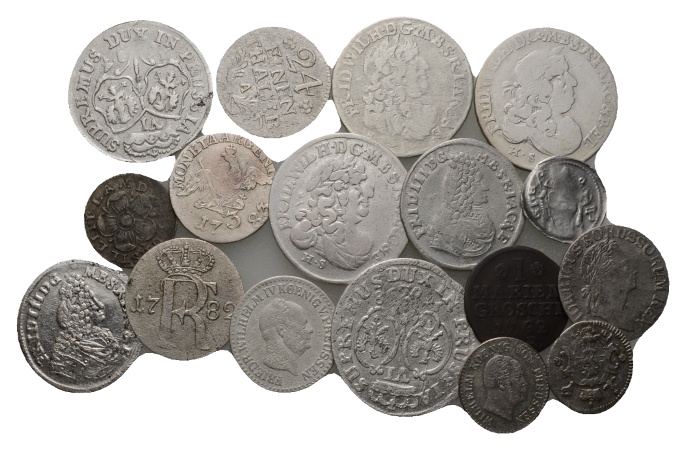  Altdeutschland, Lot Kleinmünzen (32,89 g)   