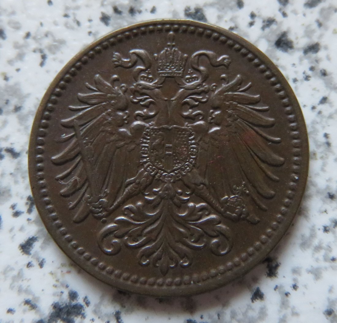  Österreich K & K 1 Heller 1909   