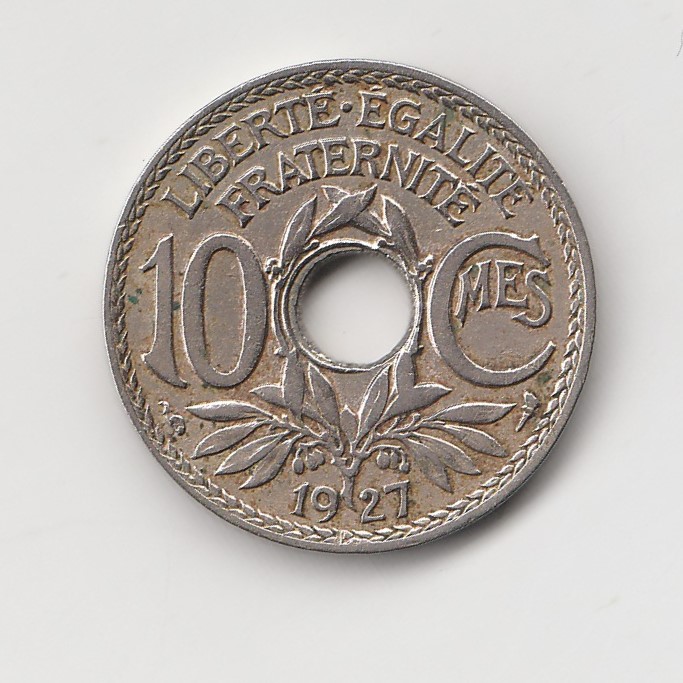  10 Centimes Frankreich 1927 (N025)   