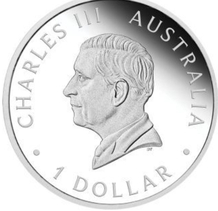  Australien 1 Oz Silber 2024 pp Känguru - Kangaroo King Charles III, Auflage 7.500   
