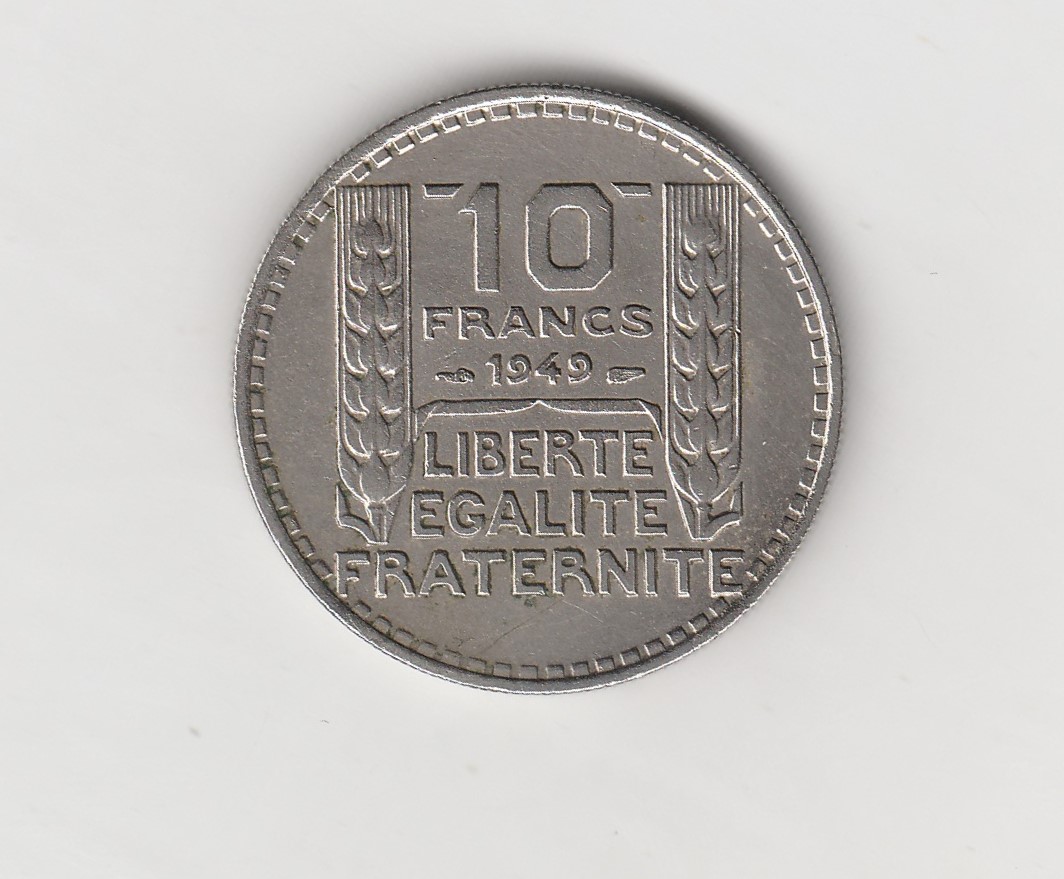  10 Francs Frankreich 1949   (N029)   