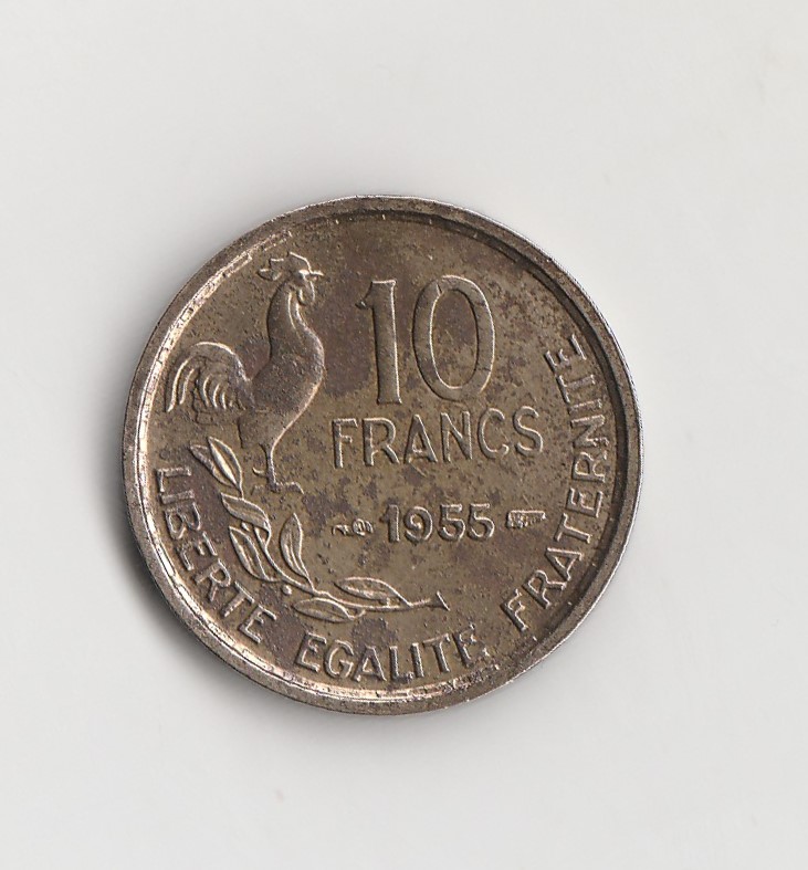  10 Francs Frankreich 1955   (N031)   