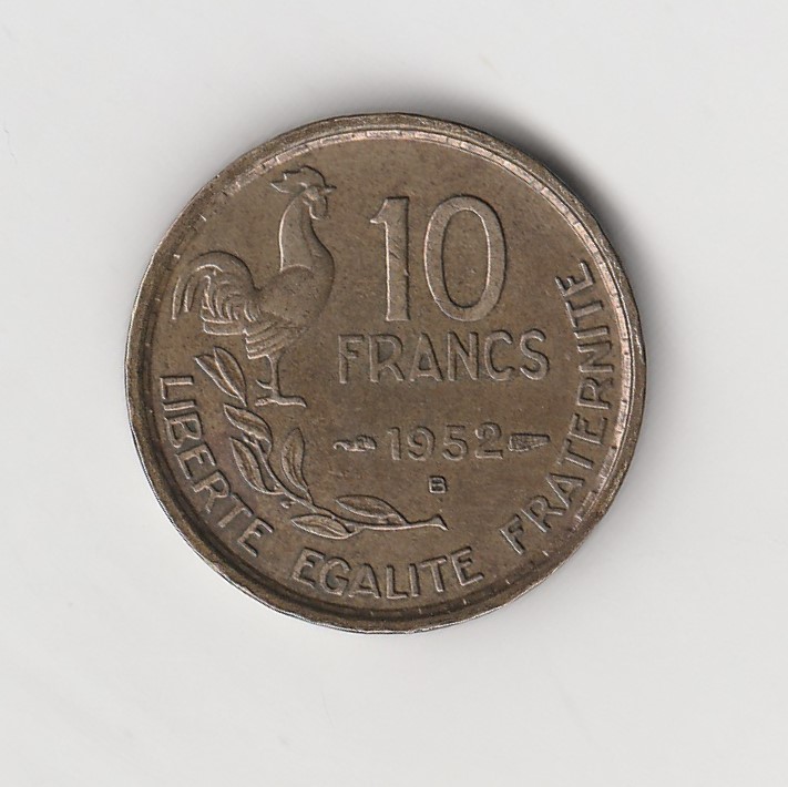  10 Francs Frankreich 1952  B    (N032)   