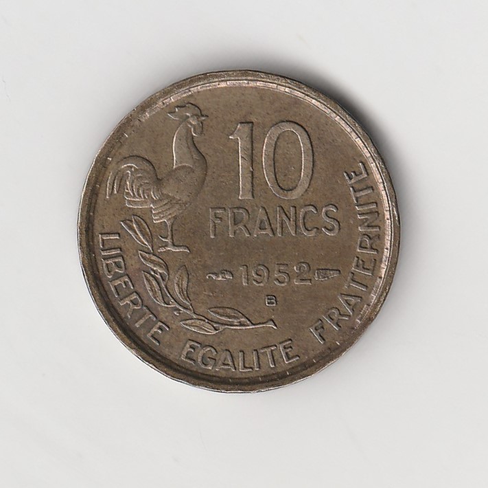 10 Francs Frankreich 1952 B (N032)