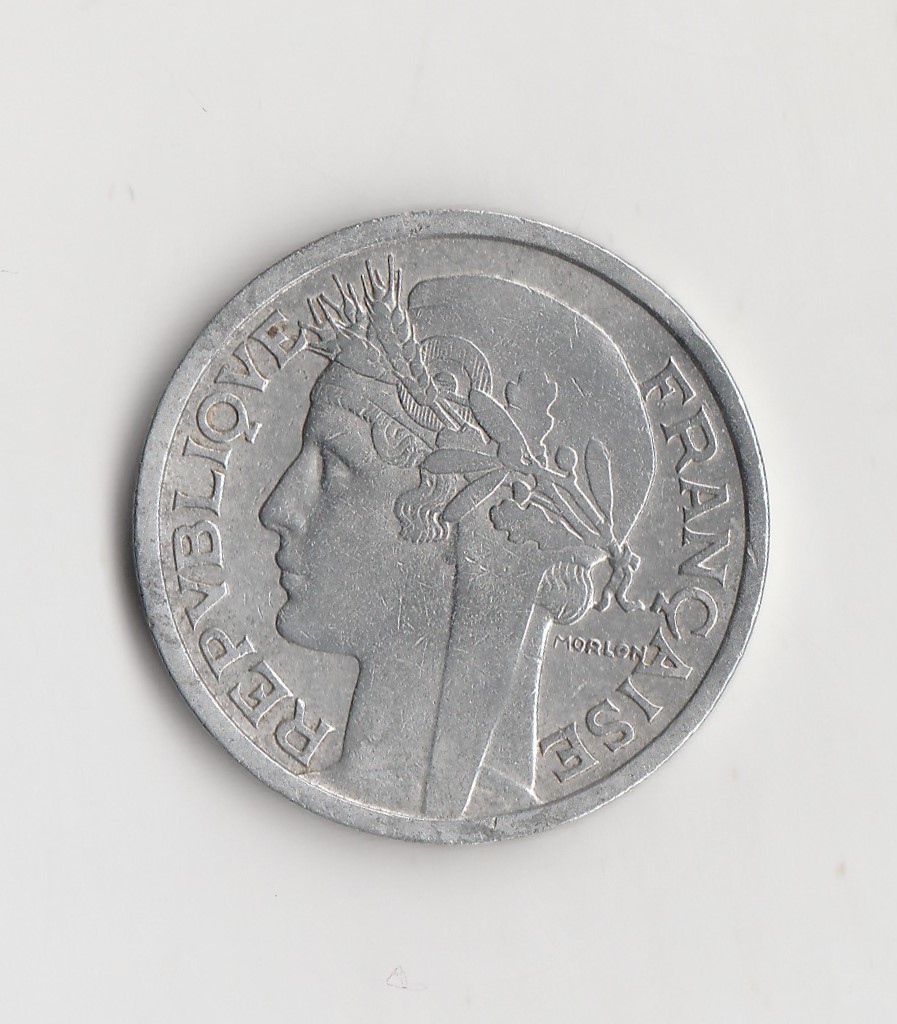  2 Francs Frankreich 1949  B  (N034)   