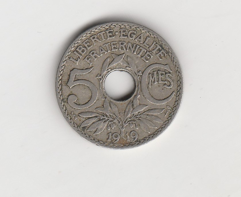  5 Centimes Frankreich 1919 (N036)   