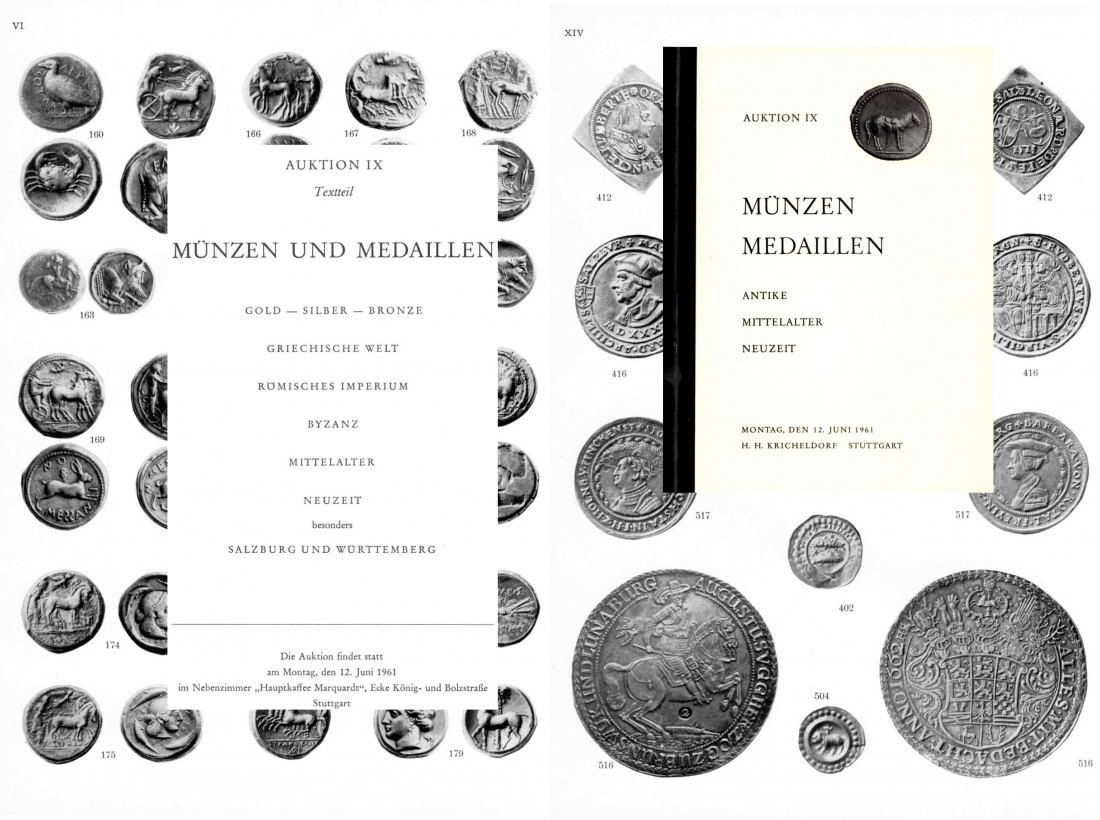  Kricheldorf (Stuttgart) 09 1961 Antike - Mittelalter - Neuzeit besonders Salzburg und Württemberg   