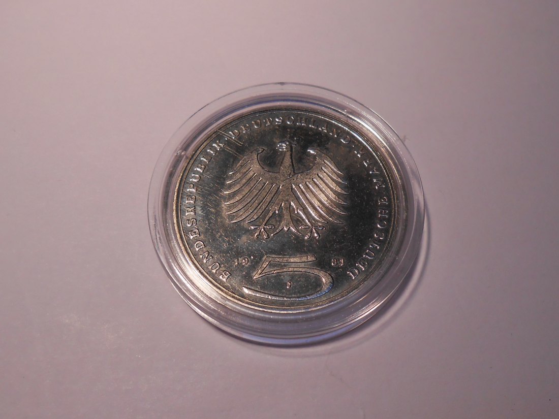  Deutschland Silber, 5 DM 1981 J   200.Todestag Gotthold Ephraim Lessing   