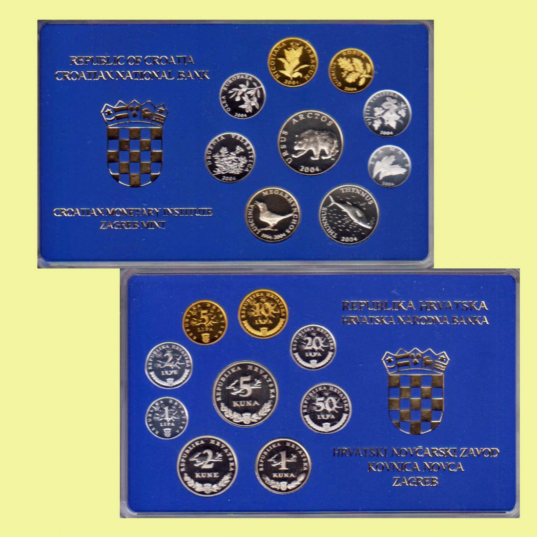  Offiz. 8,88-Kuna-KMS Kroatien 2004 *PP* nur 2.000 Stück!   