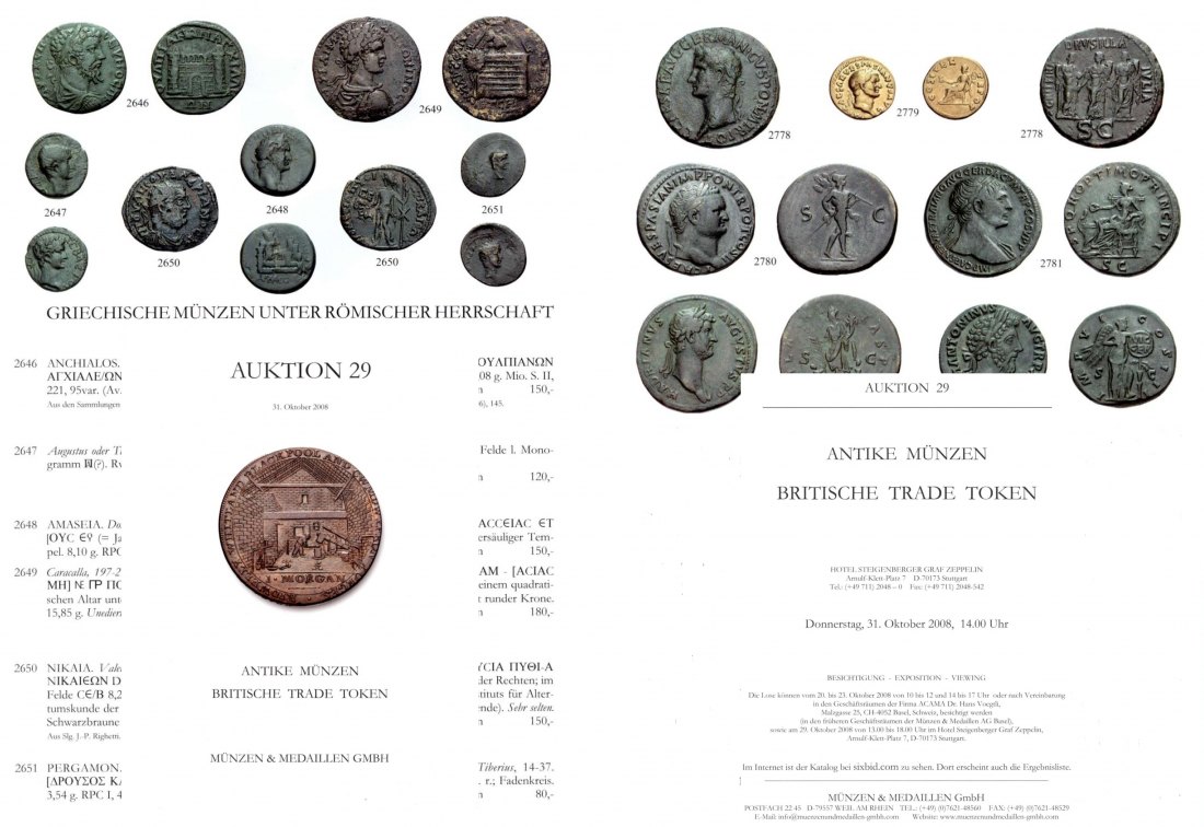  M & M GMBH Weil am Rhein 29 (2008) Antike Münzen ,Große Sammlung Britische Trade Token   