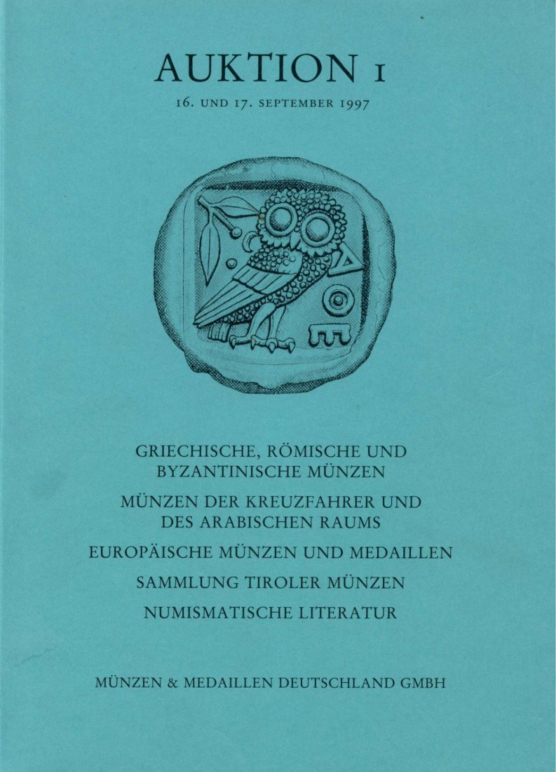  M & M GMBH Weil am Rhein 01 (1997) Kreuzfahrer ,Spezialsammlung Tiroler Münzen aus Münzstätte Hall   