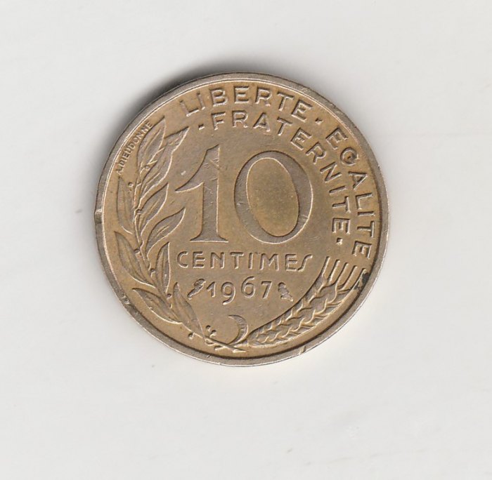  10 Centimes Frankreich 1967 (N067)   