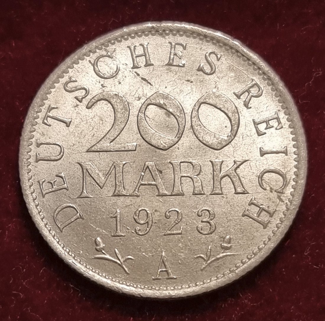 1241(10) 200 Mark (Weimarer Republik) 1923/A in vz ................................ von Berlin_coins