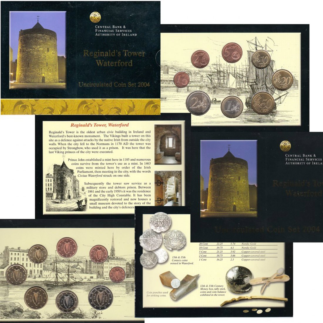  Offiz. Euo-KMS Irland *Reginald´s Tower in Waterford* 2004 nur 40.000St!   