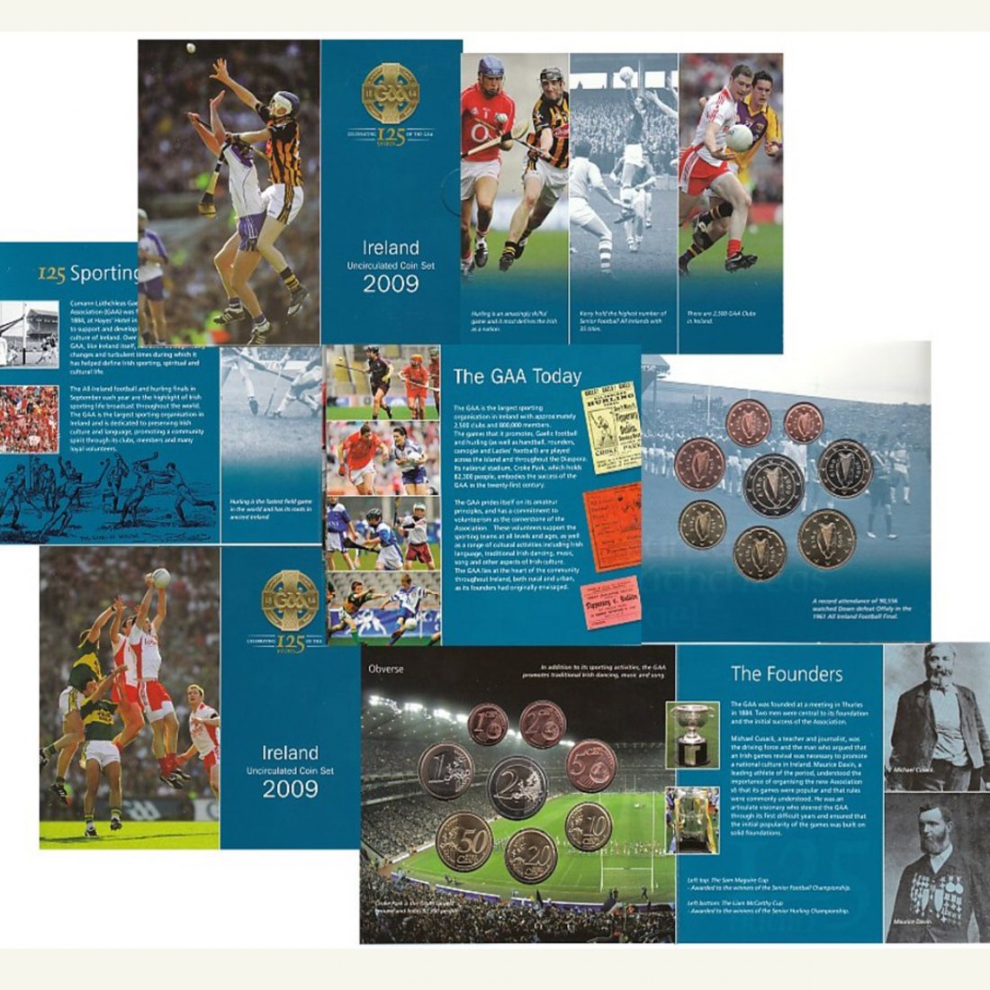  Offiz. Euo-KMS Irland *125 Jahre Gälischer Sportverband* 2009 nur 25.000St!   