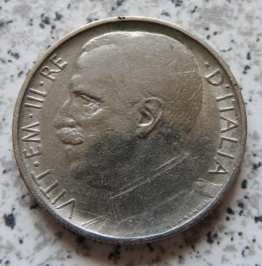  Italien 50 Centesimi 1920 R, Riffelrand   