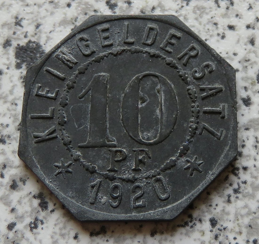  Bad Mergentheim 20 Pfennig 1920   