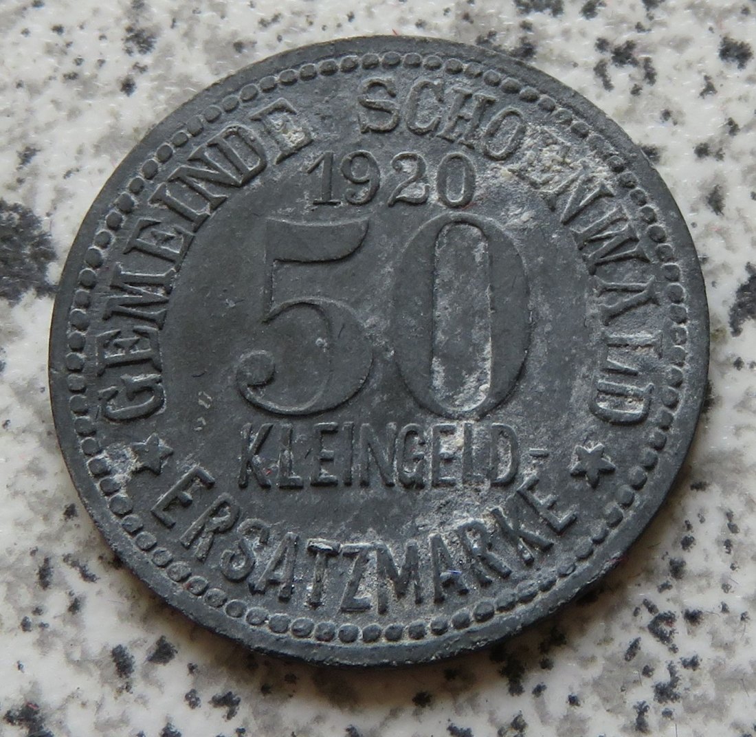  Schönwald 50 Pfennig 1920   