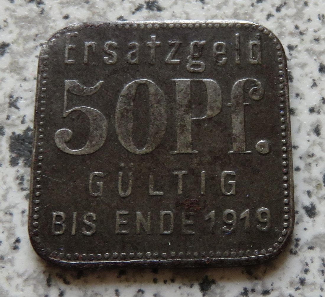  Stettin 50 Pfennig 1918   