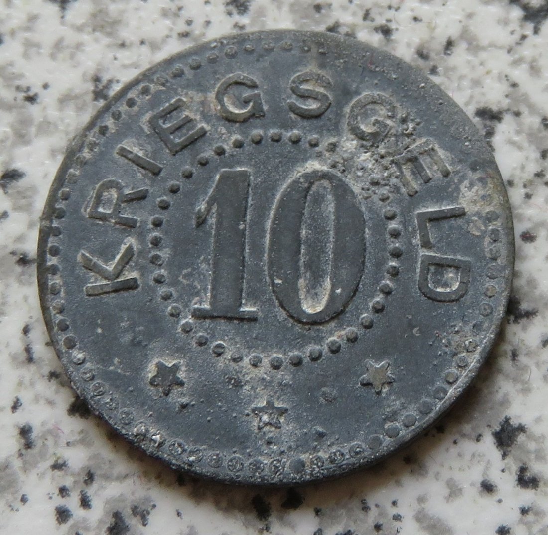  Stralsund 10 Pfennig 1917   