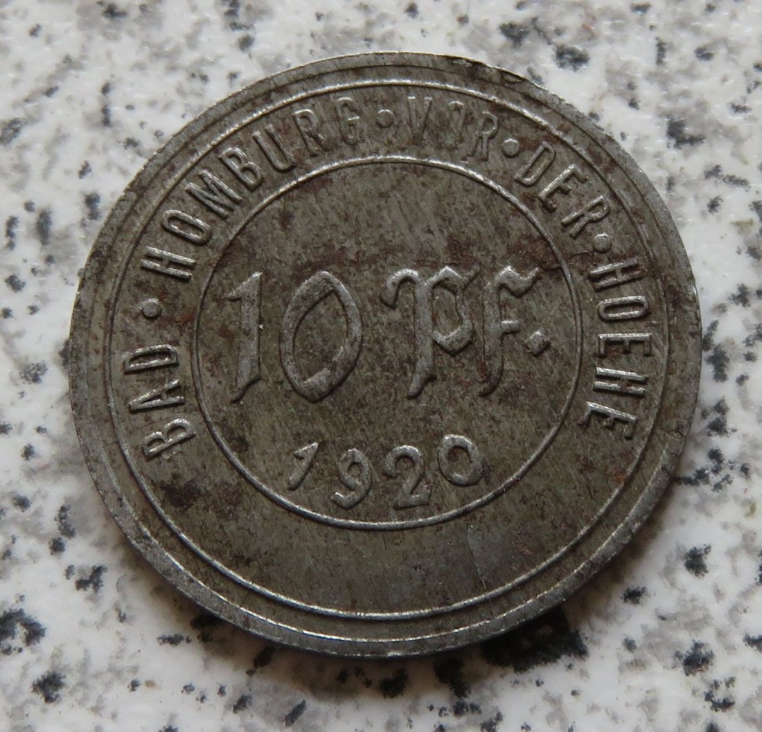  Bad Homburg v.d.H. 10 Pfennig 1920   