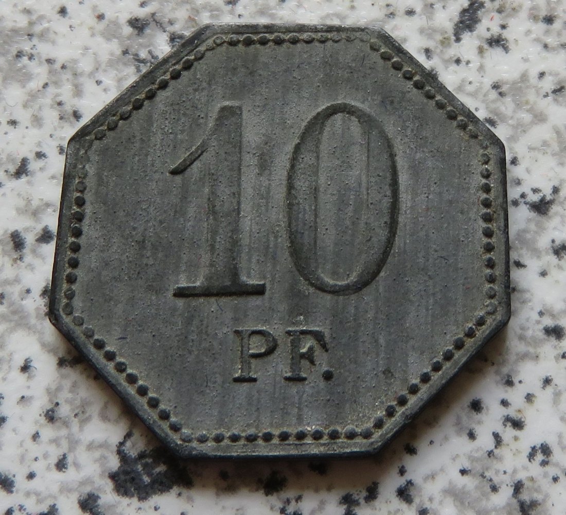  Heddernheimer Kupferwerk (Ffm) 10 Pfennig   