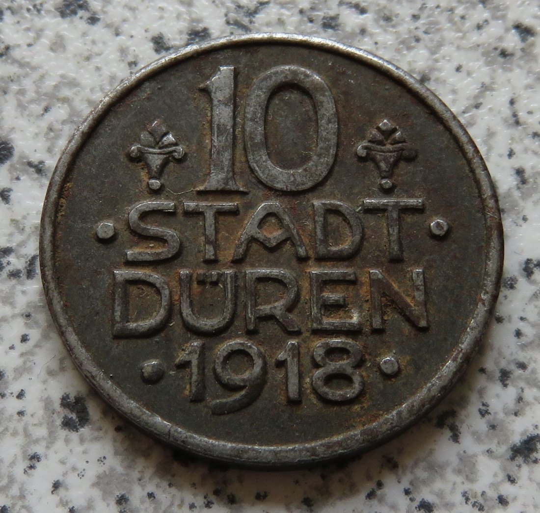  Düren 10 Pfennig 1918   