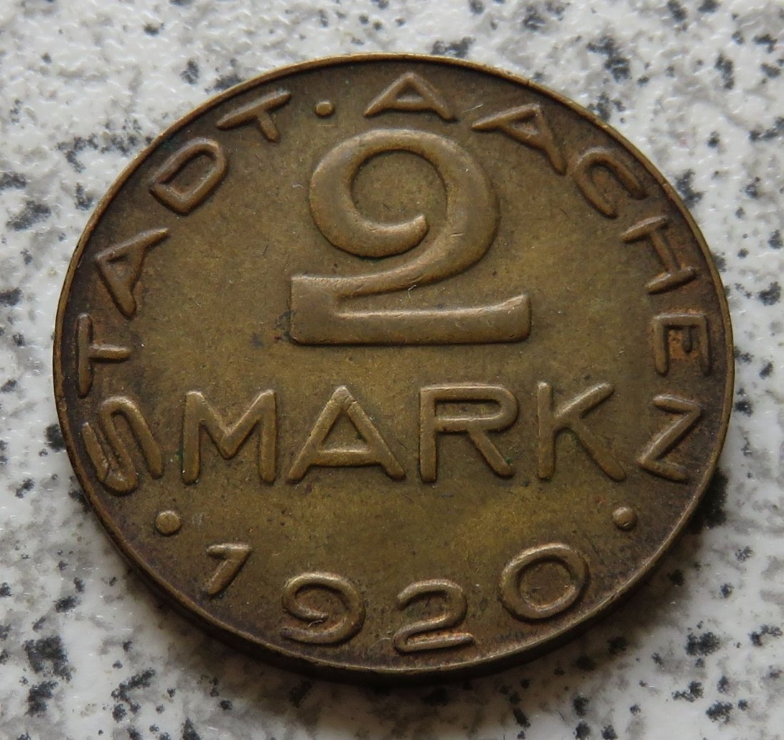 Aachen 2 Mark 1920   