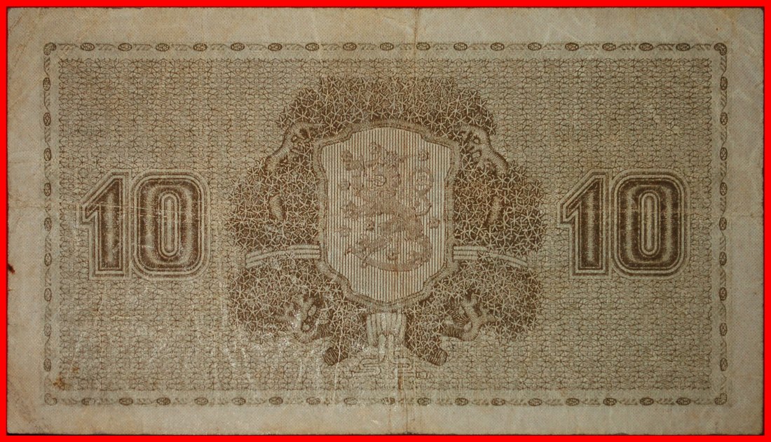  * FIRST ISSUE RARE: FINLAND★10 MARKS 1922! FREEDOM russia by LENIN 1870-1924★LOW START ★ NO RESERVE!   